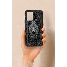 Vip Case Vivo Y21 Uyumlu Etnik Kurt Desenli Silikon Kılıf