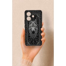 Vip Case Vivo V60 Lite Uyumlu Etnik Kurt Desenli Silikon Kılıf