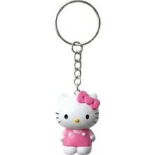 Lento Desing 3D Baskı Hello Kitty Figürlü Anahtarlık - Sevimli Çanta ve Anahtar Aksesuarı
