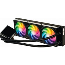 AERSTONE Coolvision 360mm LCD Ekranlı INTEL AMD uyumlu SIVI Soğutucu