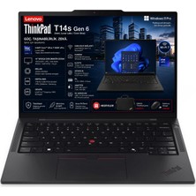 Lenovo Thinkpad T14S Gen 6 Intel Core Ultra 7 268V Vpro 32GB Ram 1tb SSD 14" Wuxga Dokunmatik Windows 11 Pro Taşınabilir Bilgisayar