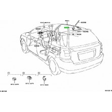 Maher Toyota Corolla 2002-2006 Anten Komple Yuvalı (Oem NO:8630002070)