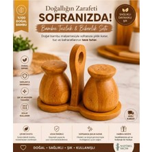 2'li Bambu Tuzluk Karabiberlik Seti