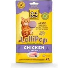 Delibon Tavuklu Lolipop Kedi Ödül Maması 6lı