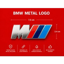 EP Garaj Otomotiv Bmw Araçlar Için Metal M Logo Amblem