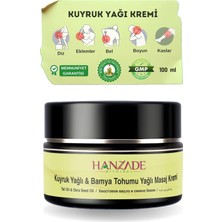 Hsc Bilişim Hanzade Bitkisel Kuyruk Yağlı & Bamya Tohumu Yağlı Ağrı Masaj Kremi Kas Eklem 100 ml