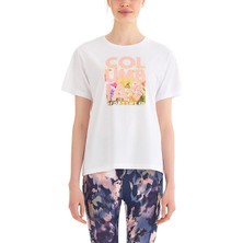 Columbia Floral Blur Kadın Beyaz Outdoor T-Shirt CS0315-100