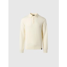 North Sails Merino Yün Polo Yaka Erkek Triko Kazak 12GG