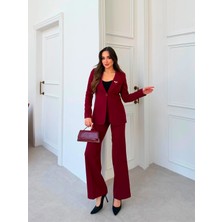 Trend Butik Burada Kadın Ceket Pantolon Ikili Takım