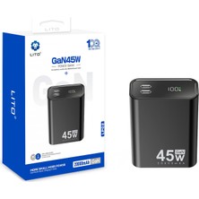 Lito LP02 20000 Mah Gan 45W Powerbank