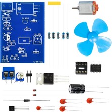 Devre Dünyası Dc 5V NE555 Dıp Fan Dc Motor Hız Kontrol Kendin Yap Hobi Devresi Dıy Lehimleme Kiti Demonte(Montesiz)