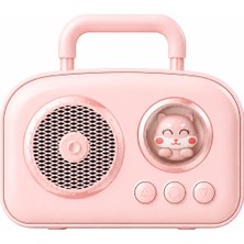 Metaforce Taşınabilir Özel Tasarım Güçlü Ses 5W Kedi Figürlü Bluetooth, Aux, Tf Kart Destekli Hoparlör