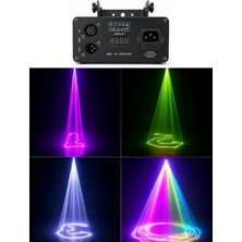 Gümrük Bey Dj Lazer Rgb Işık Projektörü 500MW Dmx Kontrollü Sahne Aydınlatma