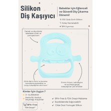 Usm Mavi Bebek Silikon Diş Kaşıyıcı