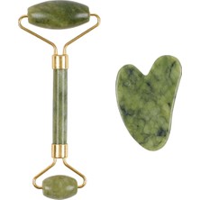 Usm Jade Roller Gua Sha Taşı Seti