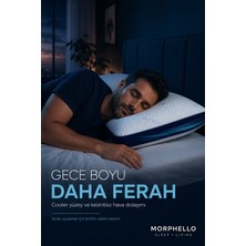 Morphello Visco Cooler Ortopedik Visco Yastık – Boyun Destekli Serinletici Soğuk Yastık