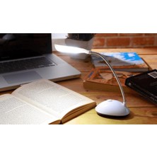 Hereveoyuncak Masaa Lambası Spiral LED Kitap Okuma Işığı Pilli Model LED Lamba