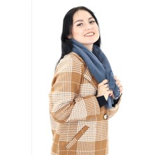 Obje Kadın Füme Polar Atkı