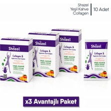 Shazel Yeşil Kahve | Collagen Içerikli | 10 gr | 3 Adet