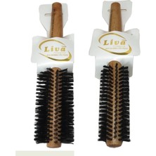 Ozkr Store Liva 540-350 Saç Fırçası Yanmaz Profesyonel Fön Fırçası 2 Adet