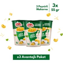 Shazel Snapeats Bardakta 3 Peynirli Çabuk Makarna 65G >x3