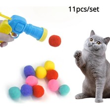 Ozkr Store Peluş Top Atan Interaktif Kedi Oyuncağı