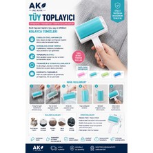 Ak Avm 1 Adet Yıkanabilir Yeniden Kullanılabilir Tüy Toplama Aparatı Tüy Toz Toplayıcı