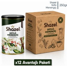 Shazel Hazır Menengiç Kahvesi | Silindir Kutu | 250 gr | 12 Teneke