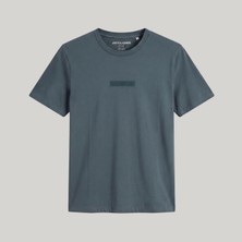 Jack & Jones Erkek Baskili Relaxed Fit Bisikelt Yaka Tisört - Took