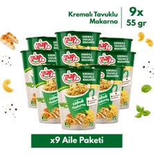 Shazel Snapeats Bardakta Kremalı Tavuklu Çabuk Makarna 65G >x9