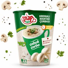Shazel Snapeats Bardakta Kremalı Mantarlı Hazır Çorba 20G