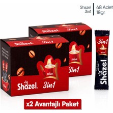 Shazel 3 In 1 | 18 gr x 48 Adet | 2 Kutu