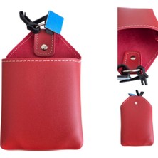 Freshstart Opel Insignia Station Wagon Ile Uyumlu Deri Ceplik Kırmızı Fs