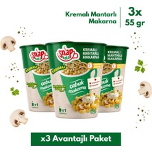 Shazel Snapeats Bardakta Kremalı Mantarlı Çabuk Makarna 65G >x3