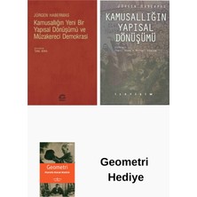 İletişim Yayınları Jürgen Habermas 2 Kitap Seti + Geometri Hediye
