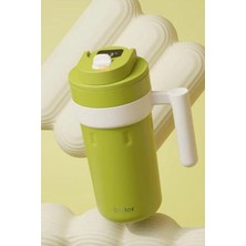 Dora Shopping Yeni 600ML LED Sıcaklık Göstergeli Rahat Içim Paslanmaz Çelik Akıllı Termos Mug 8684089391132