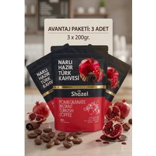 Shazel Narlı Hazır Türk Kahvesi (3 Adet x 200 G.)