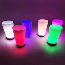 Ozkr Store Glow Partisi Bardakları 6 Renk 6 Adet 1.5 Oz 4.5 x 6.5 cm