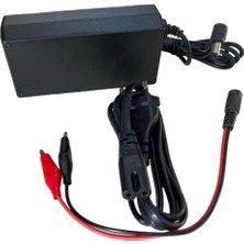 Dora Shopping 12 Volt Akülü Araba Uyumlu - 13.8 Volt Akü Şarj Cihazı Şarj Aleti 3.5 Amper Adaptör Eye