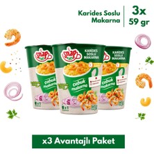 Shazel Snapeats Bardakta Karides Soslu Çabuk Makarna 65G>X3