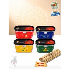 Festiva Gıda Osmanlı Macunu 4'lü Karışık Meyveli Set 4 x 300 G (Çilek, Ahududu, Limon, Kivi) - Gerçek Meyve Içerikli