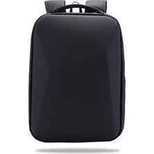 Dora Shopping GA-0010 Gauntlet V1 Sert Kabuk Serisi 15.6 Inch Uyumlu Wtx Pro Su Geçirmez Kumaş Laptop Çantası -Siy