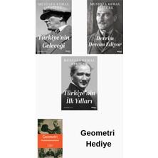 Can Yayınları Mustafa Kemal Atatürk 3 Kitap Seti + Geometri Hediye