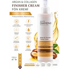 White Diamond Isıya Karşı Güçlü Koruyucu Argan Kolajen Keratin Içeren Saç Bakım Fön Suyu Sprey 250 ml