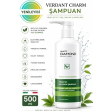 White Diamond Yenıleyıcı Vegan Saç Bakım Şampuanı, Paraben. Sles, Sls, Gluten ve Tuz Içermez 500 ml