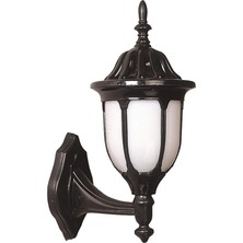 Dora Shopping Avonnı BAP-68178-BSY Siyah Elektrostatik Toz Boyalı Dış Mekan Aydınlatma, E27, Abs, Polikarbon Cam,