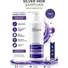 White Diamond Turunculaşma Karşıtı Nötrelize Edici Mor Saç Bakım Şampuanı 500 ml