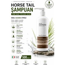 White Diamond Hızlı Saç Uzama At Kuyruğu Saç Bakım Şampuanı 500 ml