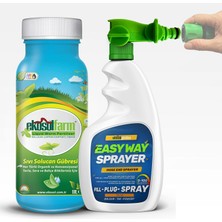 Dora Shopping Ekosolfarm Easy Way Hortum Ucu Sprayer + 1 Litre Ekosolfarm Sıvı Solucan Gübresi - Çim ve Tüm Bahçe
