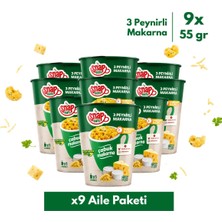 Shazel Snapeats Bardakta 3 Peynirli Çabuk Makarna 65G >x9